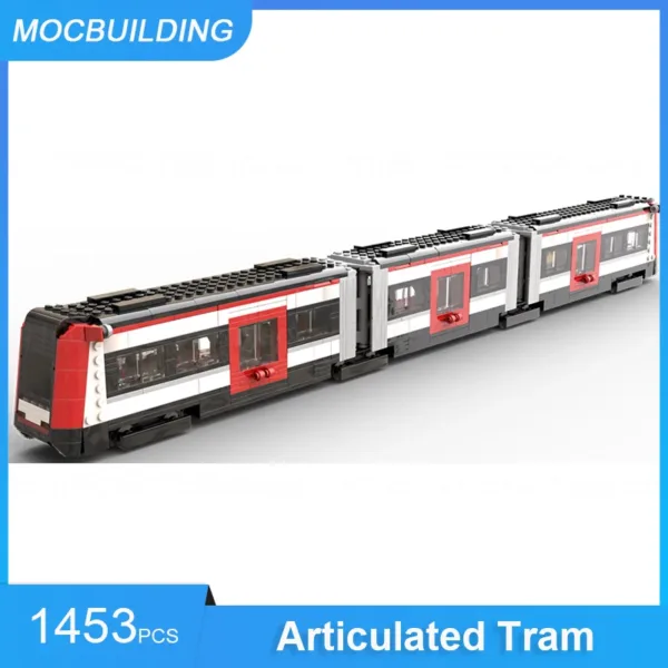 Articulated Tram Building Blocks Set 1453PCS - Image 2