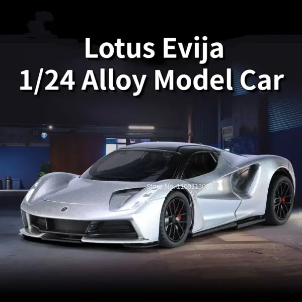 Lotus Evija 1:24 Alloy Model Car with Lights