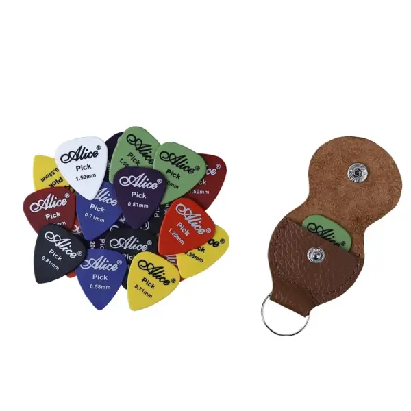 Assorted Alice Guitar Picks Set with Holder 21Pcs - Image 3