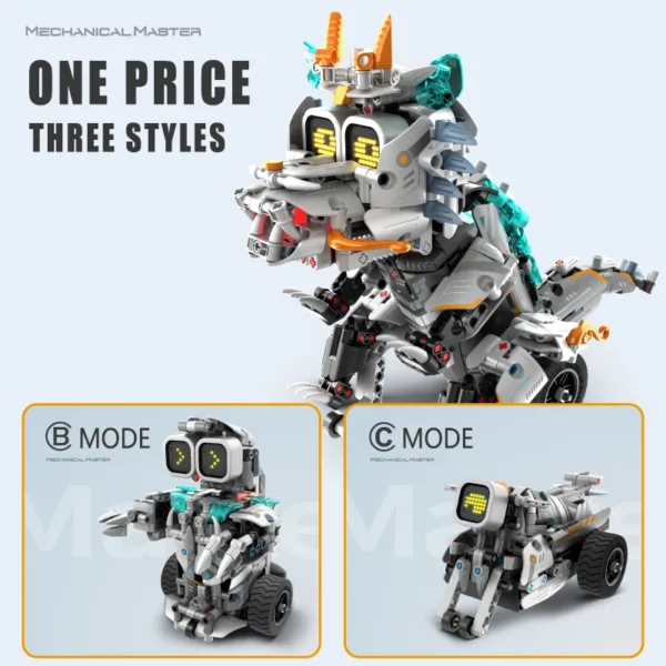 775pcs RC Fire-Breathing Dragon Building Kit - Image 3