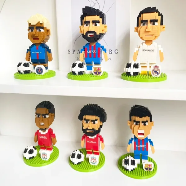 Football Player Mini Figures Building Blocks Set - Image 6