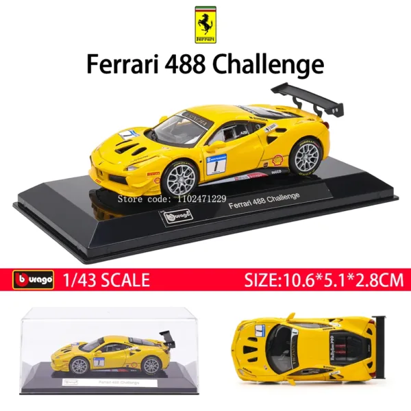 Bburago 1:43 Scale Ferrari Diecast Model - Image 8