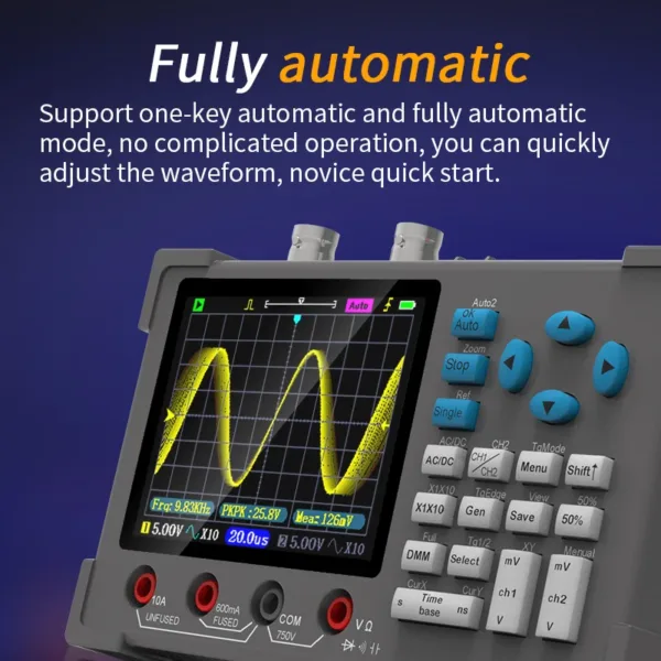 3 in 1 Digital Oscilloscope Multimeter Generator - Image 3