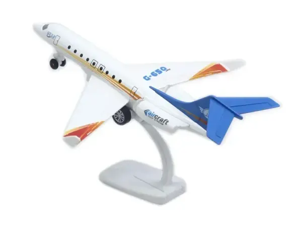 Gulfstream G650 Diecast Airplane Model مع Stand - Image 3