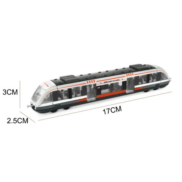 Diecast Alloy High Speed Train Model Toy - Image 5