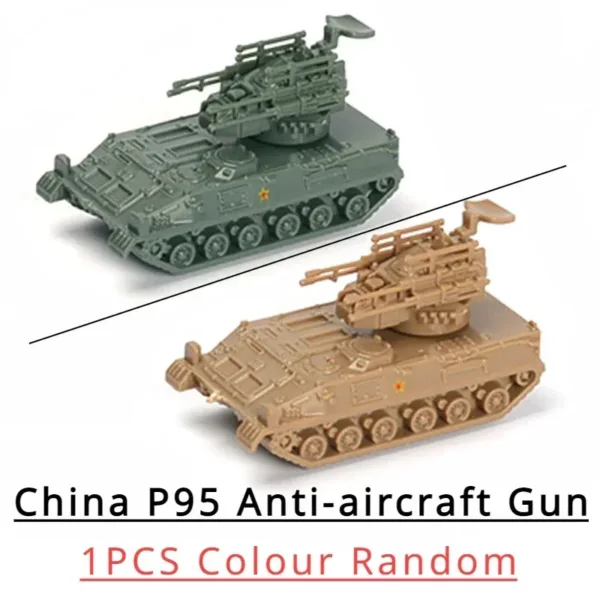 1:144 WWII Plastic Tank Model Set of 4 - Image 10