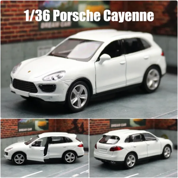 1/36 Scale Porsche Cayenne Diecast Model Car - Image 7