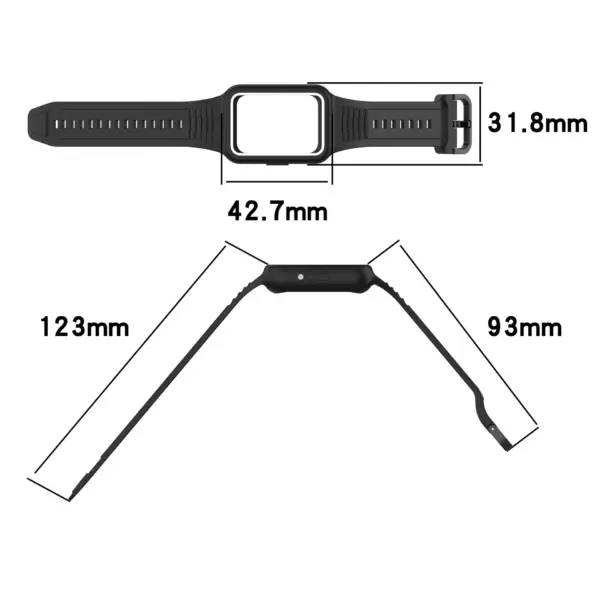 Silicone Strap for Huawei Band 8/9 & Galaxy Fit 3 - Image 5