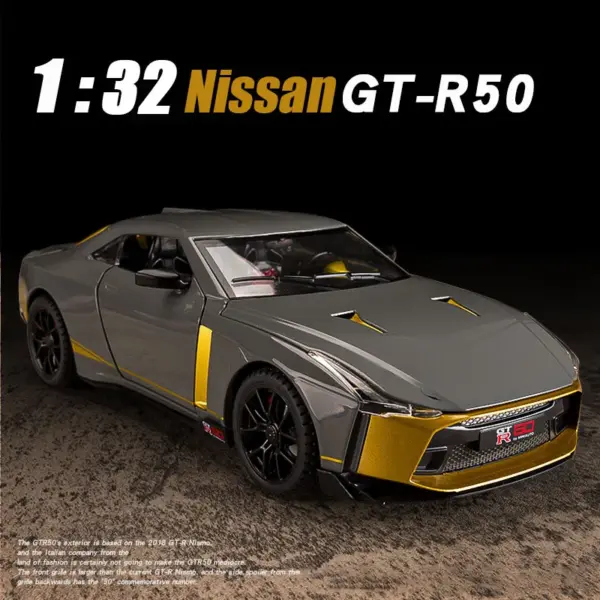 1:32 Nissan GT-R50 Alloy Diecast Model Car