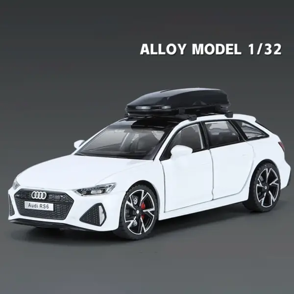 1:32 Audi RS6 Quattro Alloy Model Car - Image 7