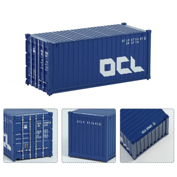 HO Scale 1:87 Plastic Shipping Container Model - Image 9