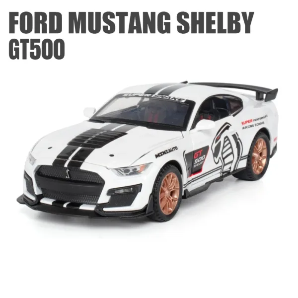 1/32 Ford Shelby GT500 GT350 Diecast Car - Image 9