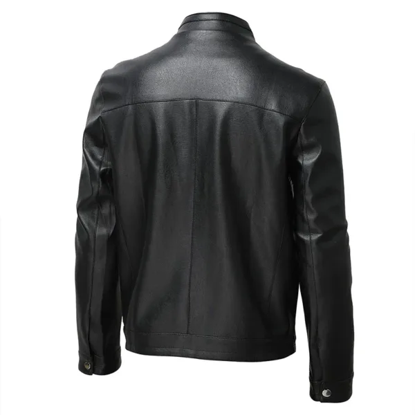 Men's Casual PU Leather Jacket S-5XL - Image 2