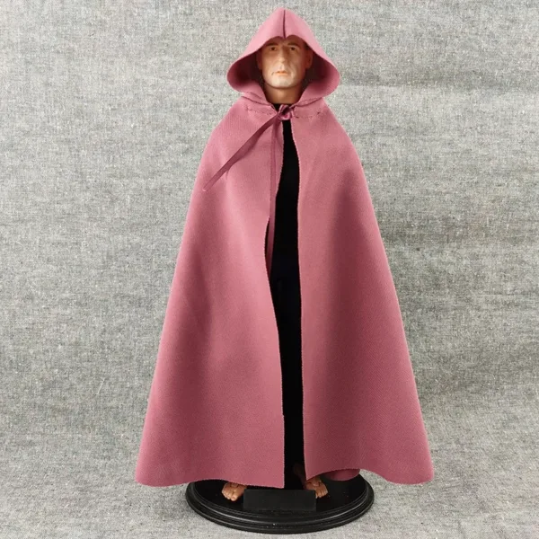 1:6 Scale Black Hooded Cloak for Action Figures - Image 11