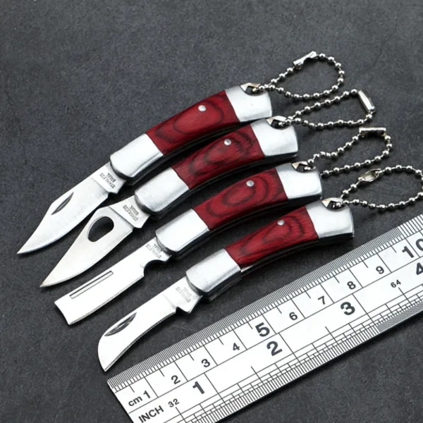 Portable Folding Stainless Steel Pocket Knife - Image 3