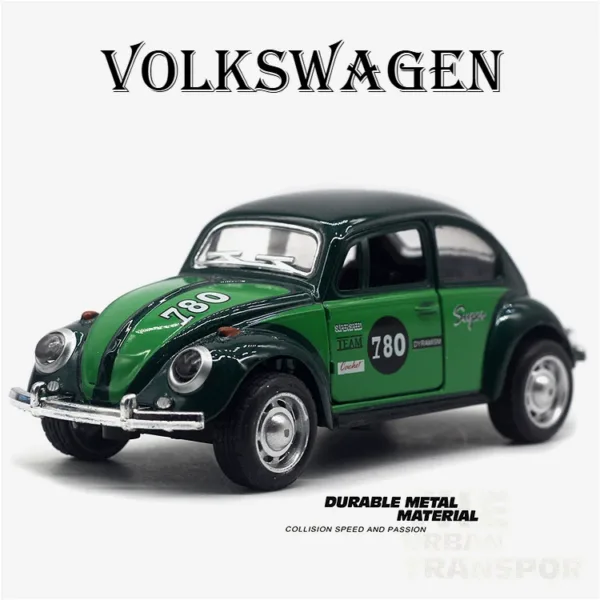 1:32 Alloy Volkswagen Beetle Diecast Model Car - Image 2