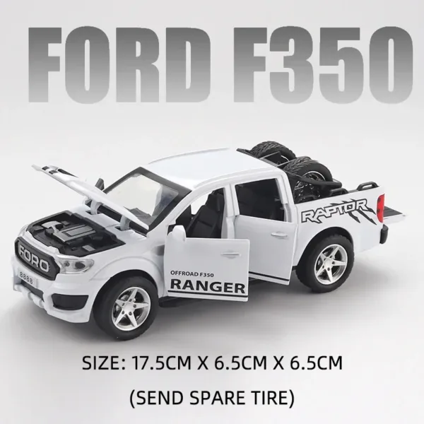 1:32 Ford F150 Police Diecast Toy Model - Image 10