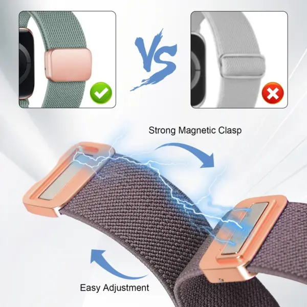 Nylon Magnetic Strap for Apple Watch Bands - Image 4