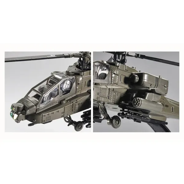 1/32 Scale Diecast Apache Helicopter Model - Image 4