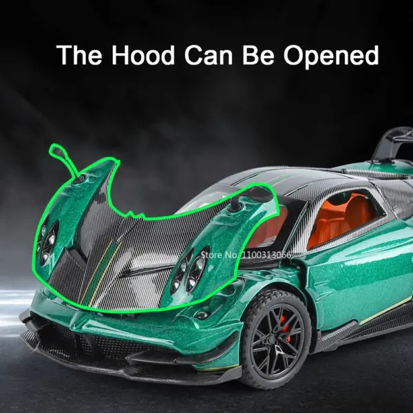 1:32 Pagani Huayra Sports Car Model Toy - Image 4