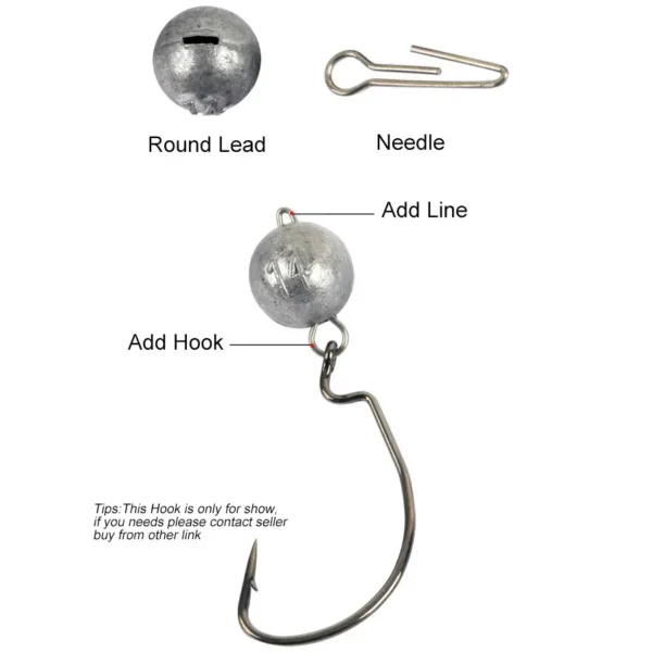 Supercontinent Sinker Fishing Jig Head Set - Image 2