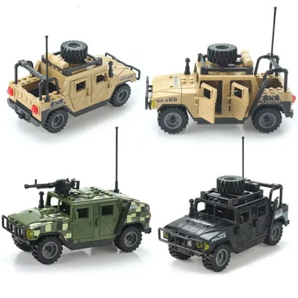 Army Soldiers Armored Vehicle DIY Building Set