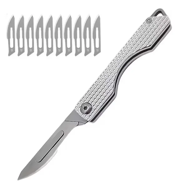 Folding EDC Knife with Stainless Steel Blade - Image 9