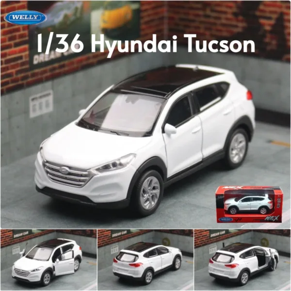 1:36 Hyundai Tucson Diecast Model Car - Image 7