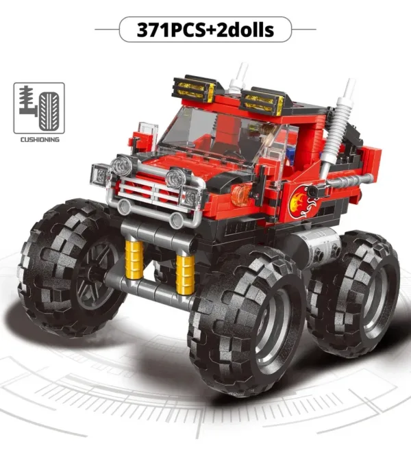 Off-Road Adventure Vehicle Building Blocks Set - Image 8