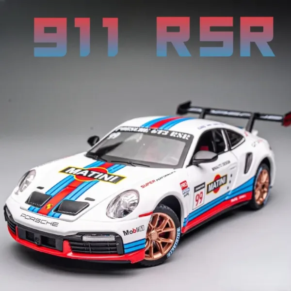 1:32 Metal Diecast Porsche 911 GT3 RSR Model