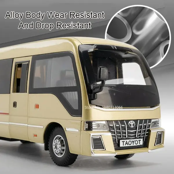 1:32 Scale Alloy Diecast Coaster Car Model - Image 4