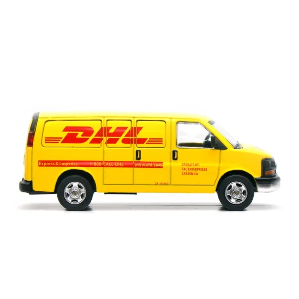 DHL 1:64 Scale Diecast Delivery Van Model - Image 3