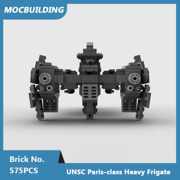 MOC Building Blocks UNSC Heavy Frigate 575PCS - Image 6