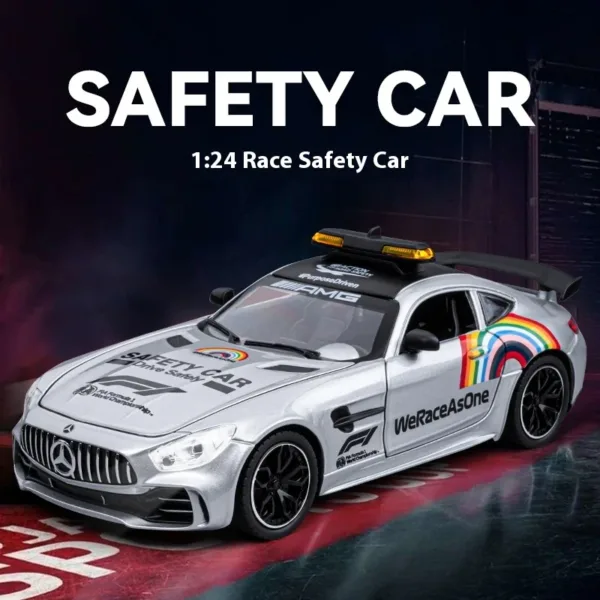 1:24 Scale AMG F1 Safety Car Model with Lights