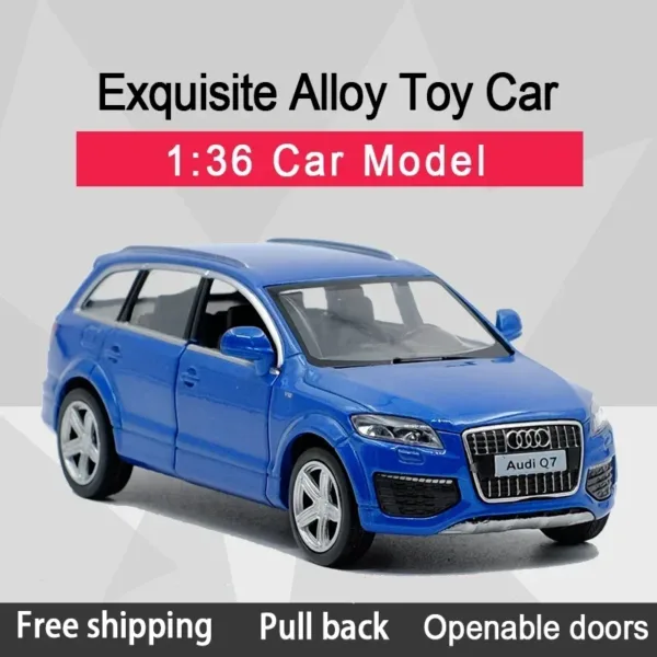 1:36 Alloy Audi Q7 Off-Road Model Toy - Image 2