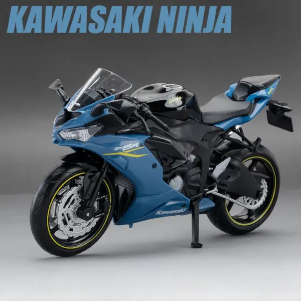 Kawasaki NIJIA ZX-6R 1:12 Alloy Model Motorcycle - Image 7