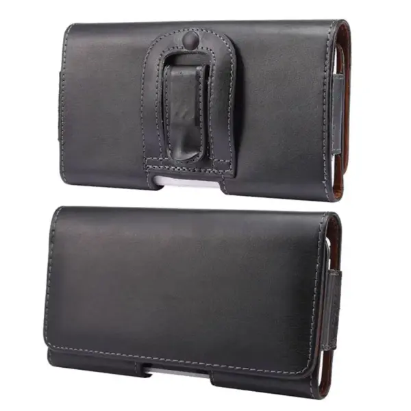 Leather Belt Clip Pouch for Phones 4-7.2 Inch