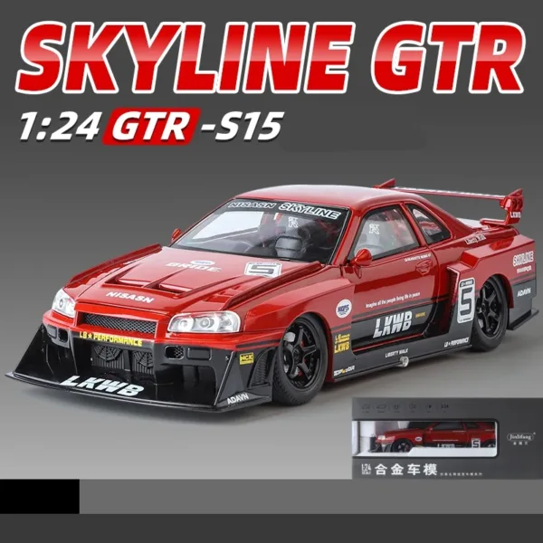 1/24 Nissan Skyline GTR R34 Diecast Model - Image 10