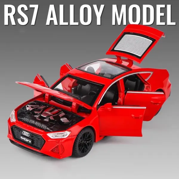 1:32 Audi RS7 Sportback Alloy Model Car - Image 8