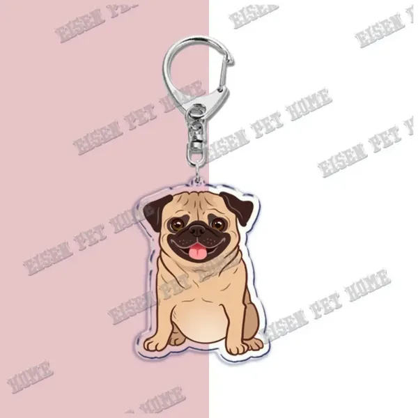 Cute PUG Keychain Pendant for All Occasions - Image 8