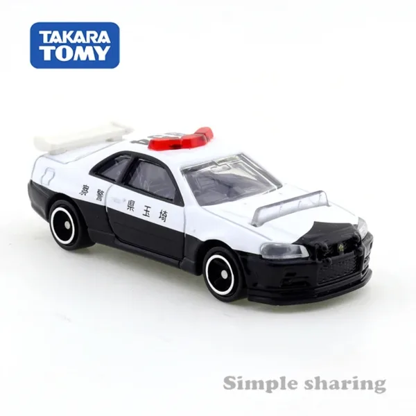 Nissan Skyline GT-R BNR34 Police Car Model - Image 4