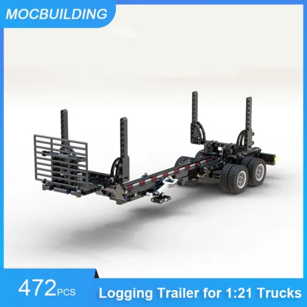 MOC Building Blocks Truck Trailer Set 314PCS - Image 7