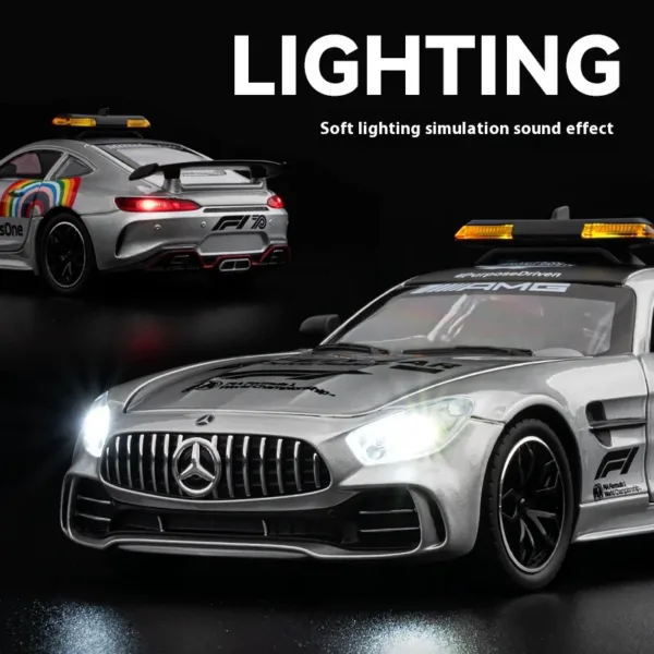 1:24 Scale AMG F1 Safety Car Model with Lights - Image 3