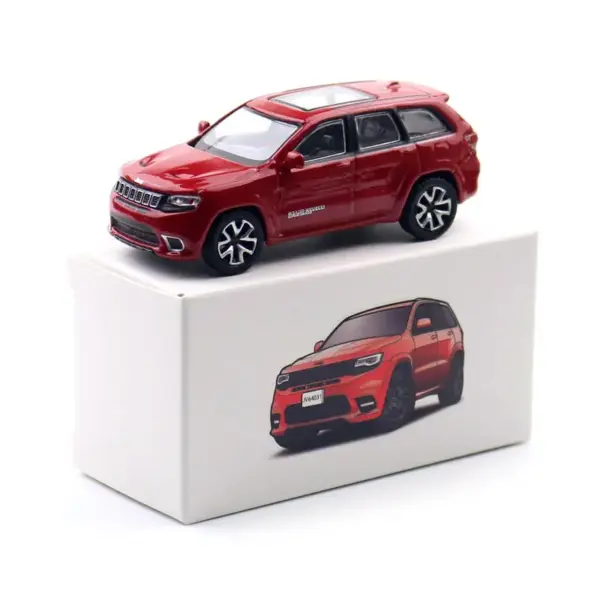 1:64 Grand Cherokee Trackhawk Alloy Model Car - Image 12