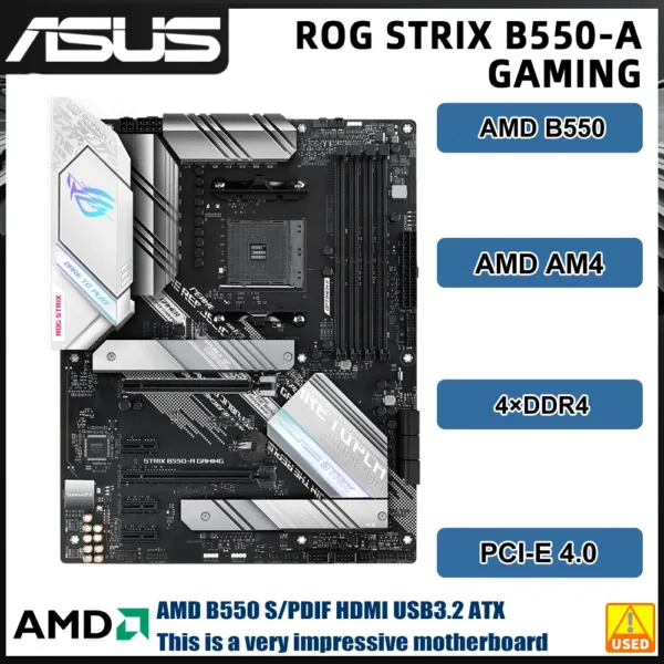 ASUS ROG STRIX B550-A Gaming Motherboard - Image 2