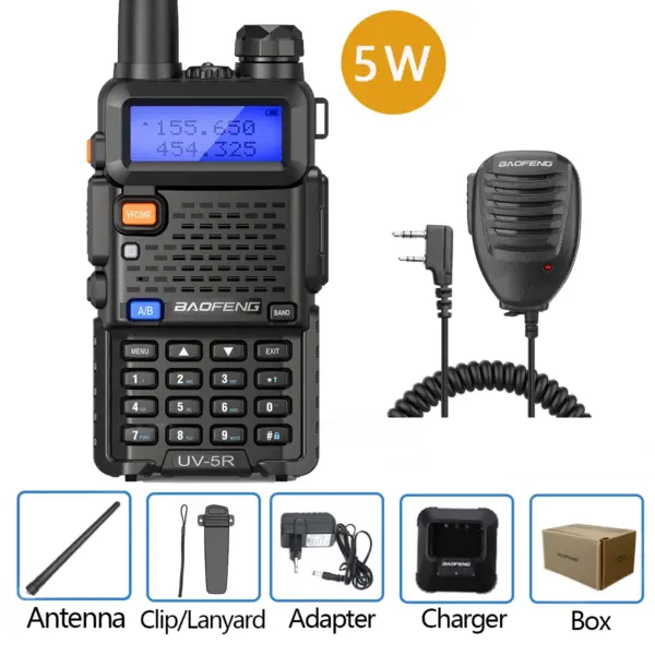 Baofeng UV-5R Dual Band Handheld Walkie Talkie - Image 8