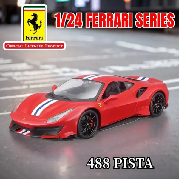 1:24 Scale Ferrari Diecast Car Model - Image 22