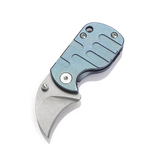 Titanium Alloy Folding Knife S35VN Steel EDC Tool - Image 14