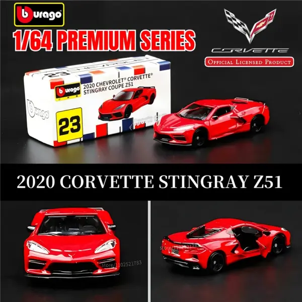 Bburago 1:64 Scale Camaro Z28 Model Car - Image 14