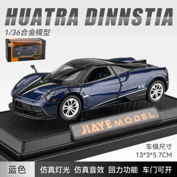 1:36 Pagani Diecast Car Model for Collectors - Image 7